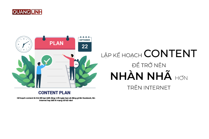 Lập Kế Hoạch Content Để Trở Nên Nhàn Nhã Hơn Trên Internet